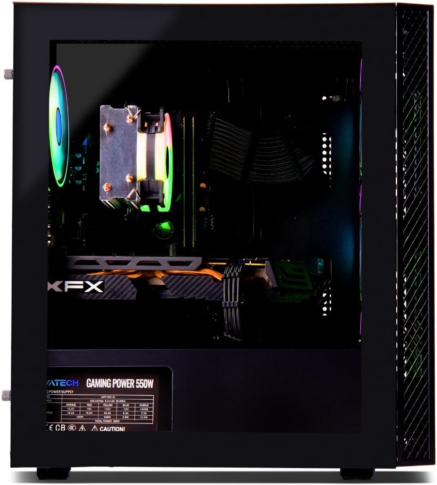 Phantom - Gaming PC Computer Desktop - RTX 2060 - Intel i7 Xeon E3 3.5-3.9GHz - 16GB RAM - 512GB M.2 SSD WiFi/BT, Win 10 Pro