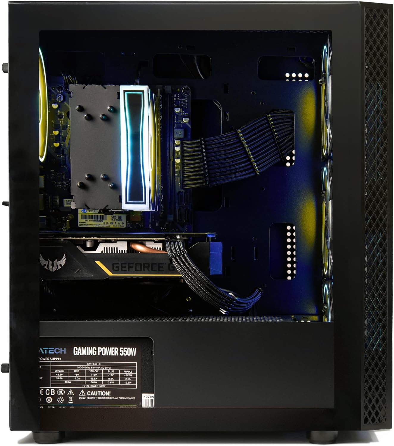 NOVATECH Phantom 2.0 - Prebuilt Gaming PC Desktop Computer - RTX 3050 ...